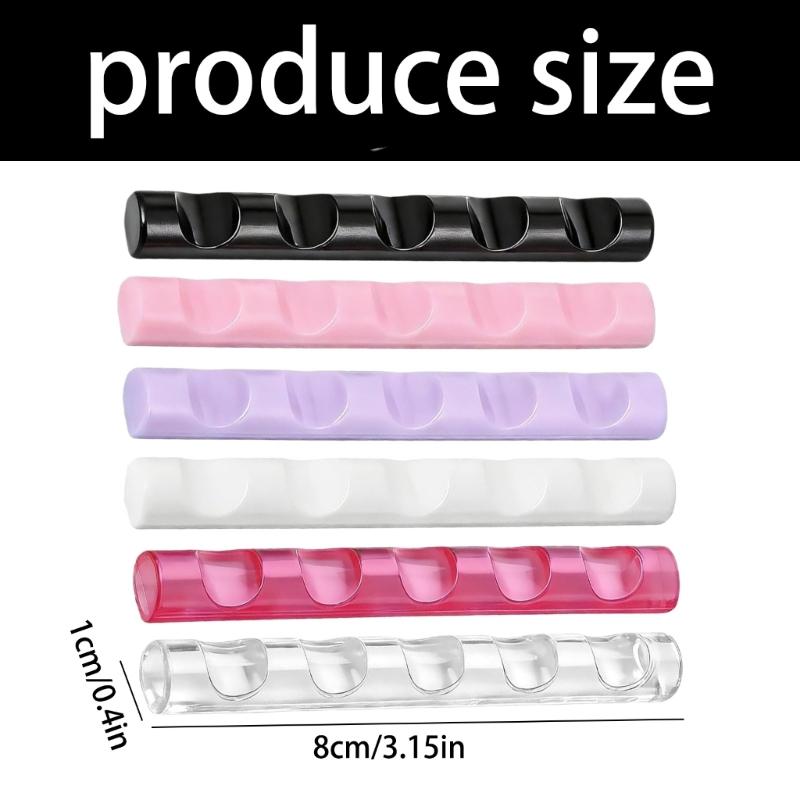 6Pcs Makeup Brush Holder For Countertop Storage Space Saving Solution With Elegant Aesthetic Designs