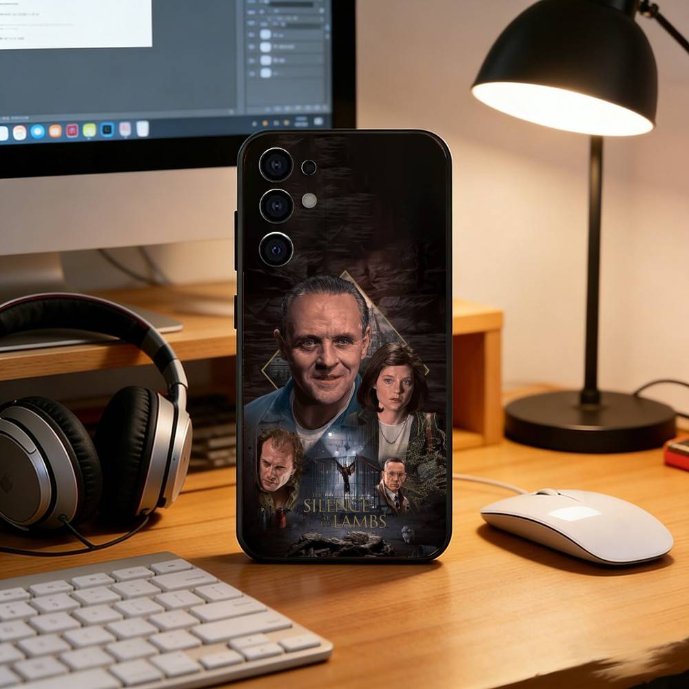 The Silence of the Lambs Phone Case Black Silicone Soft For Samsung S25,S24,S21,S22,S23,S30,Ultra,S20,Plus,Fe,Lite