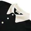 Solti Combination Polo Knit (Black)