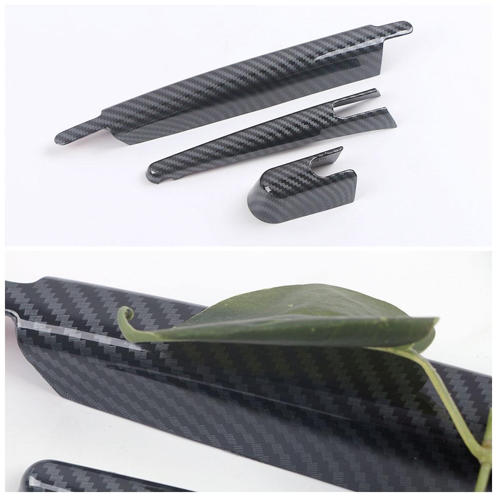 For Toyota Sienna XL40 4th 2024 2024 2024 Car Exterior Carbon Refit Rear Trunk Window Windshield Wiper Cover Trim Chrome Sticker