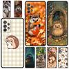Cute Little Hedgehog Phone Case For Samsung Galaxy A15 A13 A51 A71 A41 A31 A21S A03S A05 A35 A55 A23 A25 A33 A53 A73 5G Cover