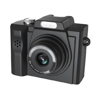 Miniature Camera 1080P Retro Style Camera With LED Flash Video Recorder For Travel And Daily Use Easy Operation Button
