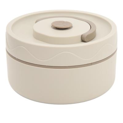 Thermokochtopf 440ml 304 Edelstahl Doppelschichtig Tragbar Runde Form Thermische Lunchbox