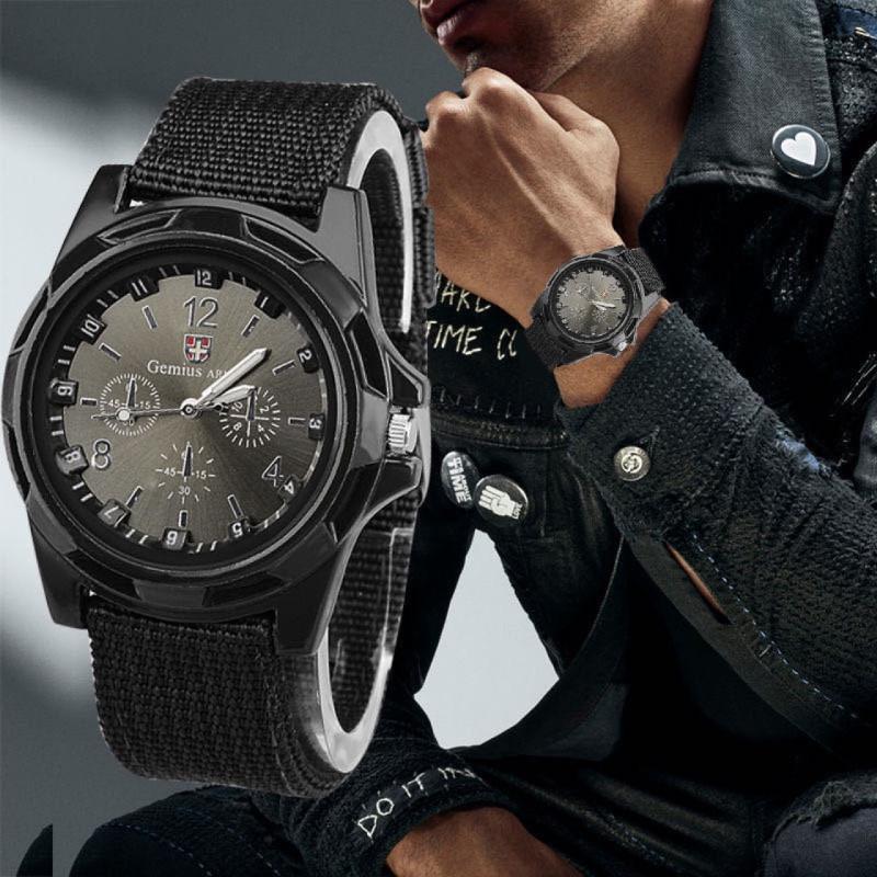 Stylish Multifunctional Outdoor Men's Watch With Luminous Dial And Quartz Movement