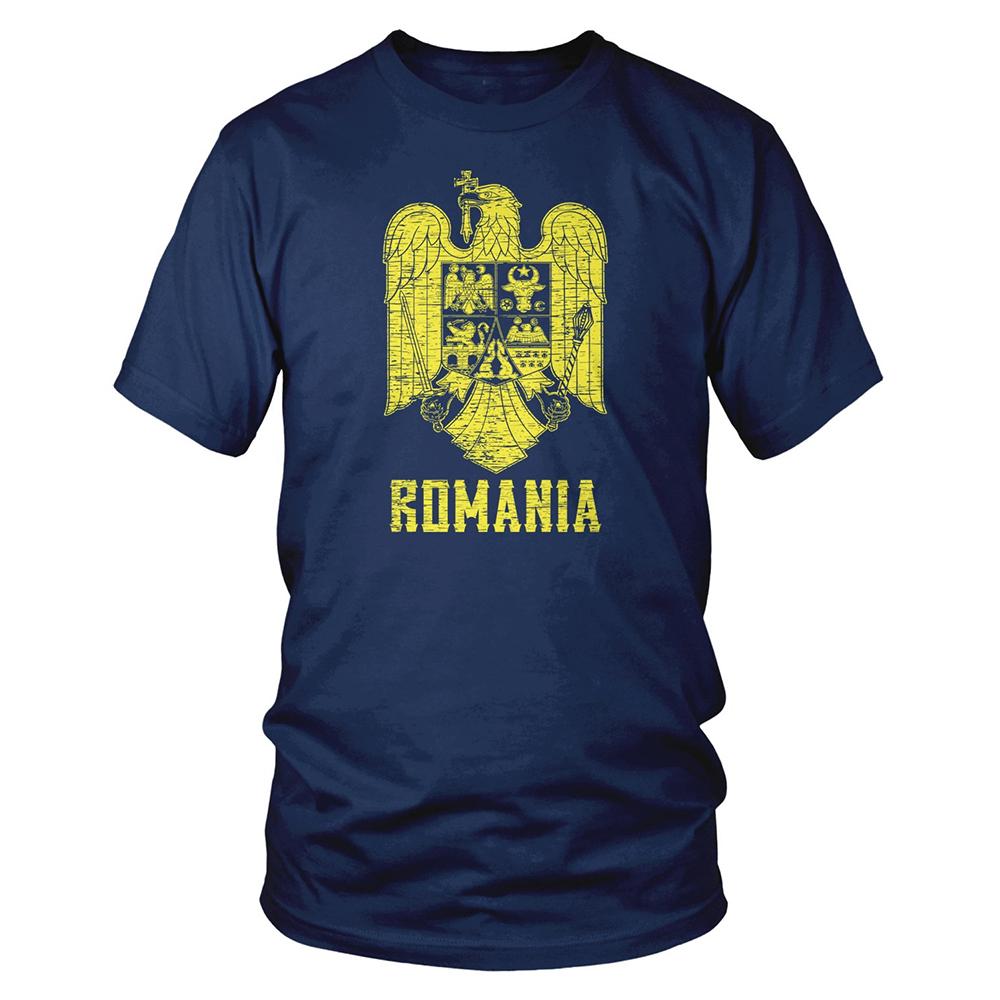 RoUnisexia Eagle Coat Of Arms Tshirt RoUnisexian Flag Graphic T Shirt For Unisex Clothing Fashion Streetwear Unisexs Quick Dry Tshirt Tee
