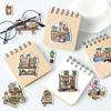 8 Styles of Garden Cafe Guka Stickers DIY Hand Account Small Card Mobile Phone Case Decoration Korean Ins