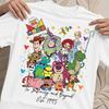 Summer Jessie Kids Tee Retro Toy Friends Adventure T Shirt Colorful Cartoon Characters Fabric Loose Fit Is Stylish Trendy
