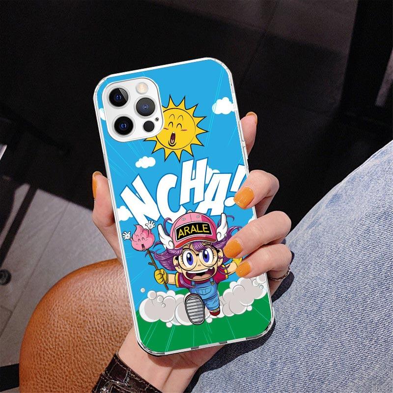 Dr Slump Arale Anime Phone Case For iPhone 17 Air 16 Pro Max 16E 15 + 14 Plus 11 12 13 Mini 7 8 SE Gift Print Cover Fundas 16 Pr