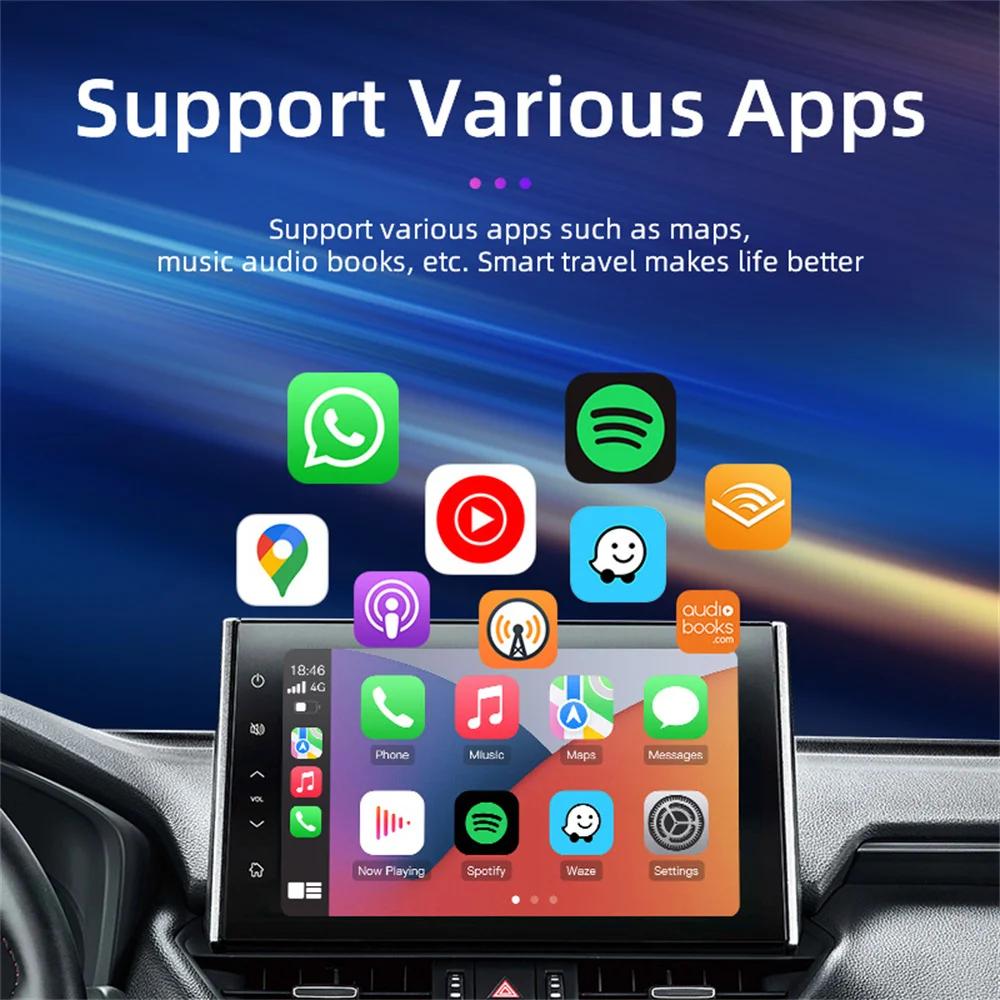 Cutie AI 4 în 1 Wireless Carplay Airplay Pentru IPhone, Mirroring Smartfon și Android Auto Pentru Telefon Android Pentru Ecranul Sistemului Original al Mașinii