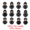 Military Armored Vehicle Explosion-proof Car Model Building Block Toy Weapons Special Forces SWAT Assemble Figures Dolls Toys