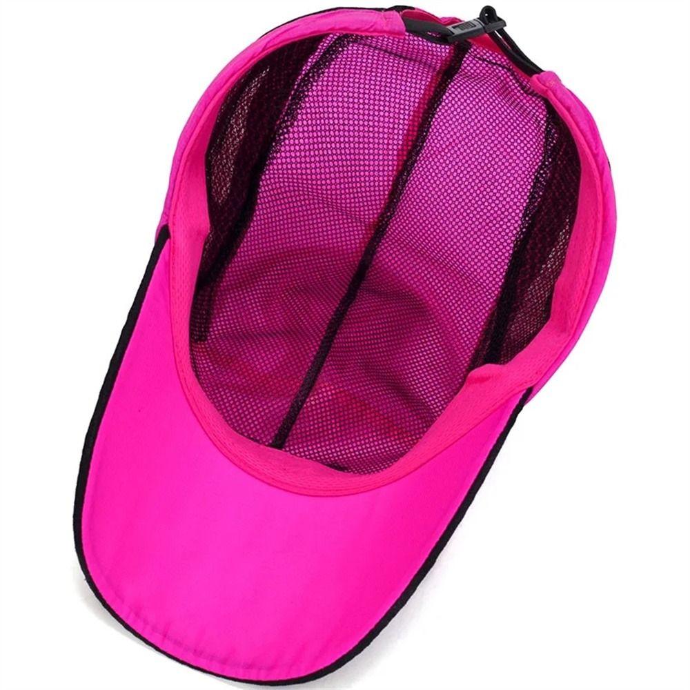 Sun Protection Baseball Hat Adjustable Tennis Hat Outdoor Sports Running Cap  Women Men