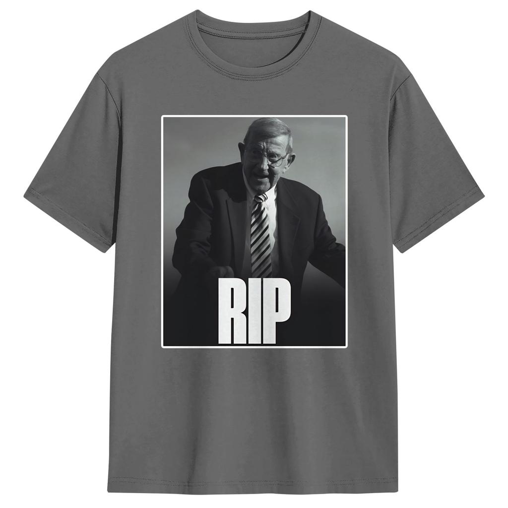 RIP Lou Holtz T Shirt Summer Cotton TShirts For Unisexs Trendy Cool Pattern Tshirt Short Sleeve Aesthetic Top Tees