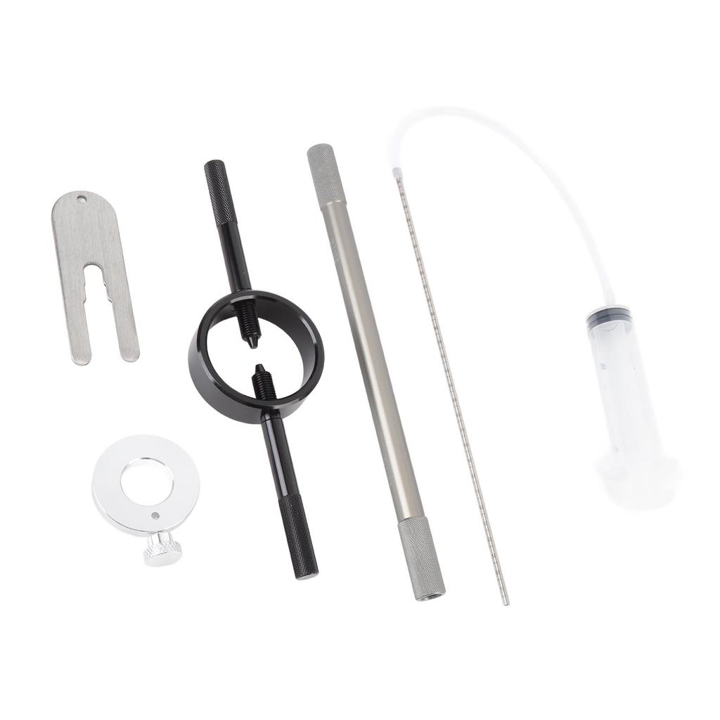 Gabel-Service-Werkzeugsatz Gabelölstandswerkzeug Federkompressor Dämpferstangenwerkzeug für die meisten normalen und umgedrehten Gabeln