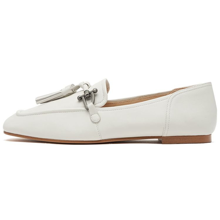 Clarks Simple Comfortable Flat Shoes Women Shoes White 261644224