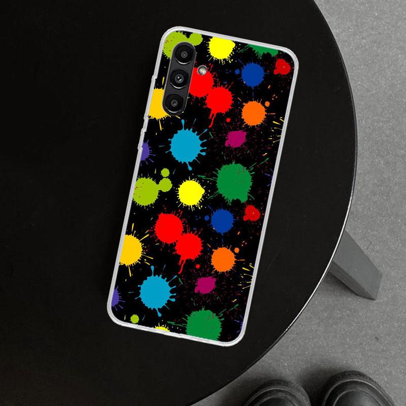 Simple Pattern Graffiti Phone Case Cover for Samsung Galaxy A17 A16 A26 A36 A56 A57 A37 A15 A25 A35 A55 A14 A24 A34 A54 A13 A23