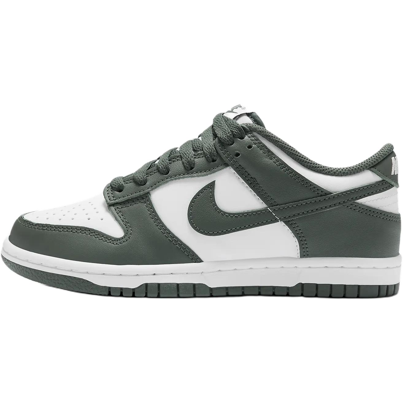 

New Nike Dunk Anti Slip Wear Resistant Low Top Kids Skateboarding Shoes Green White Unisex FB9109-120 35.5