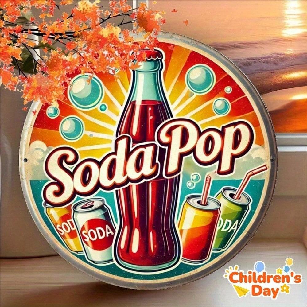 

1pc Retro Humorous Metal Tin Sign Wall Art Home Kitchen Bar Cafe Garage Farmhouse Decor 20x20 різнокольоровий