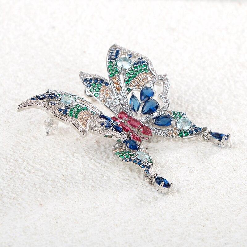 BELLA BOX Luxusní motýlkové náušnice Dámská koktejlová párty Stylové doplňky Elegantní dárek k narozeninám Náušnice na denní nošení pro ženy