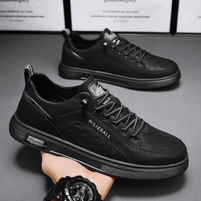 Letní pánské boty nové prodyšné malé bílé boty pánské korejská verze trendy univerzální sportovní boty na ploché podrážce ležérní boardové boty trendy boty