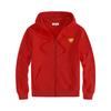 HEYPLAY Peach Heart Japanese Streetwear Unisex Hooded Zip-Up Sweatshirt