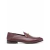 Salvatore Ferragamo Ferragamo Melbourne Gancini Buckle Loafers Red