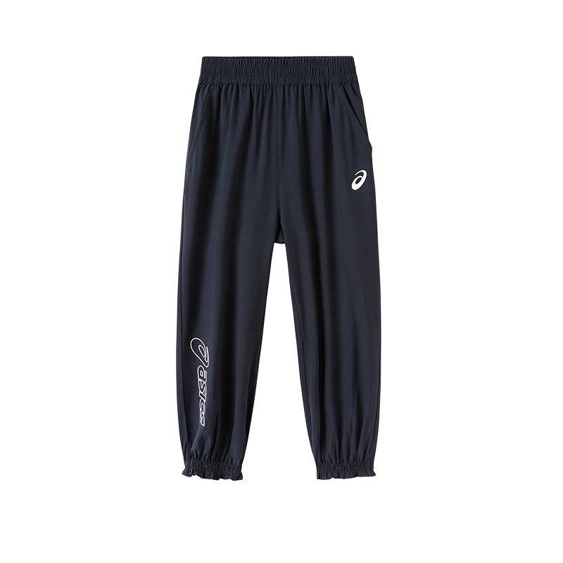 Children Aged 3 7 Years Old Asics Knitted Sweatpants Sports Performance Navy Blue 332251080335-5003 105