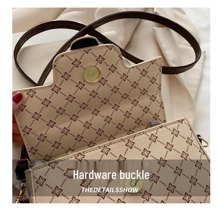 Geantă de umăr mini texturată de damă la modă 2025 pentru iarnă - La modă și versatilă