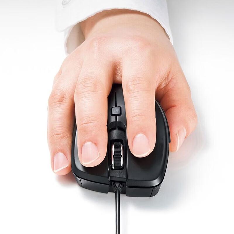 SANWA BLC180 Ergonomic Type-C Wired Mouse