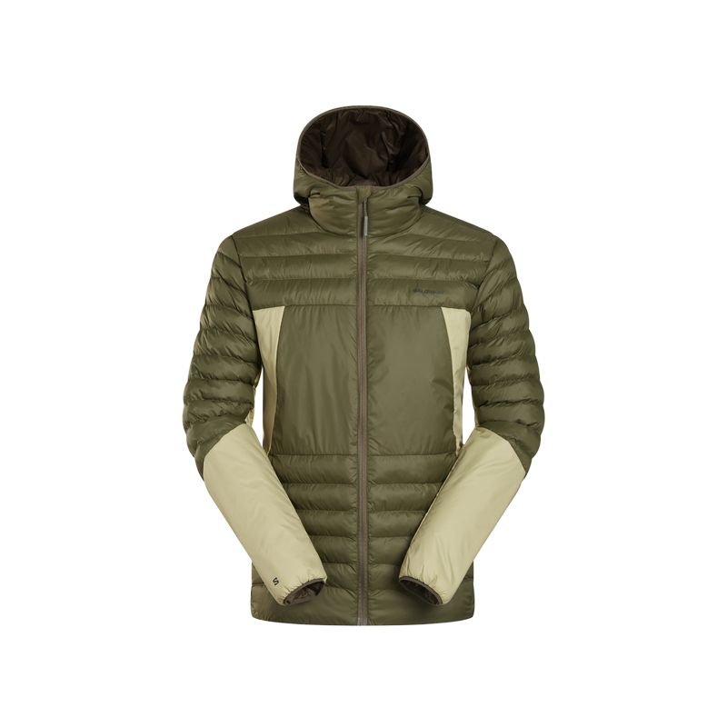 Salomon FW25 RFLX HD Уличная теплая куртка с капюшоном на молнии Хлопковая куртка с буквами Мужские куртки C26057 XL