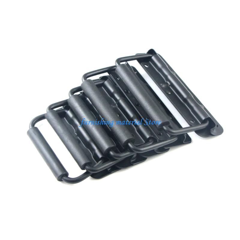 Y5GD Pack of 6 Space Saving Foldable Door Handles Strong Iron Construction Easy installs