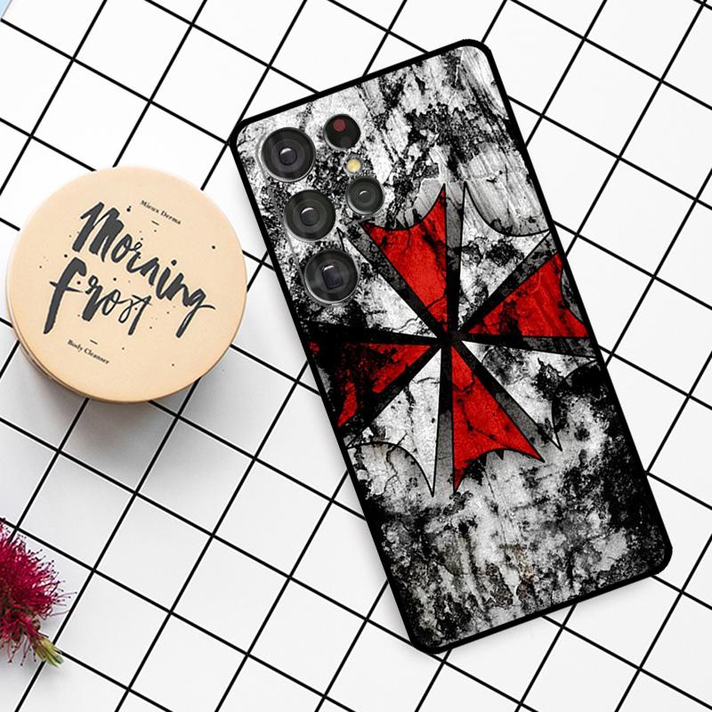 Umbrella Corporation Case For Samsung Galaxy S23 S20 FE S21 S22 Ultra Note 20 S8 S9 S10 Note 10 Plus Phone Coque