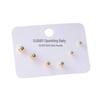 Asymmetric Swan & Snowflake S925 Silver Needle Earrings with Cat's Eye Stone - Korean Style for Women & Students