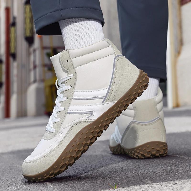 Autumn and Winter New Ankle Casual Shoes For Man Retro Waterproof Non-slip Rubber Outdoor Sneakers Plus Size 37-48 Men Boots
