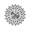 Two Colors Craft Modern Creative Design Wall Clock Mute Home Living Optional Fashion Metal Room Decoration Bedroom Diamond
