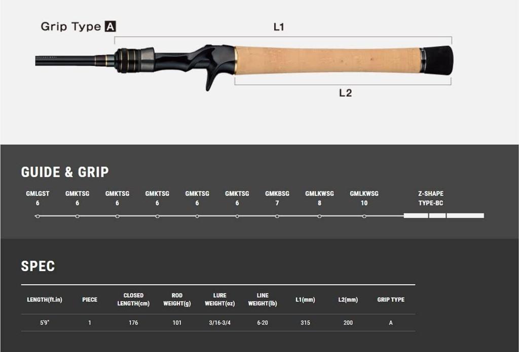 WARMHAND Tailwalk Full Range Rod ('22 Model) C59M+
