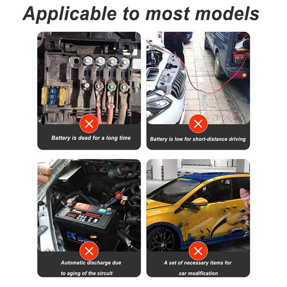 Universal Car Battery Disconnect Switch Battery Terminal Anti-leakage Switch 12V/24V  Battery Disconnect Isolator Cut Off Switch