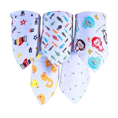 Bavaglini per neonati Panni per ruttino Cotone Grembiule da alimentazione per neonati Triangolo Bavaglini carini per neonati Bambine Bambini Foulard da alimentazione a cartoni animati Collare bavaglino Bavaglino