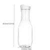 2pcs with Flip Cap Water Bottle 50 Oz Tea Jug Beverage Container Cold Water Pitcher  Milk