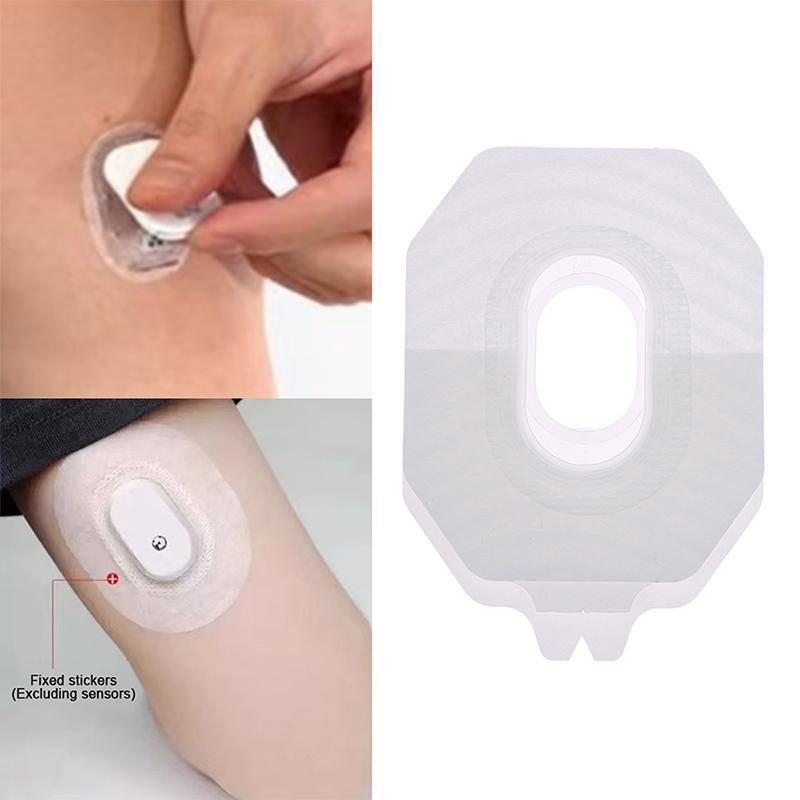 1 Stück Wasserdichter Klebe-Fixier-Aufkleber für Sensor Gs1 Abdeckpflaster Cgms Zubehör Überaufkleber