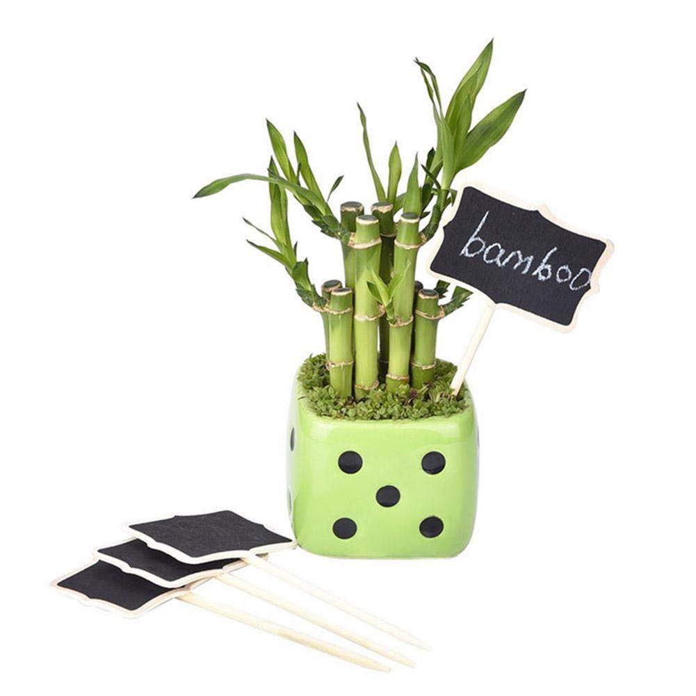 10PCS Mini Blackboard Small Wooden Message Board Sign Chalkboards