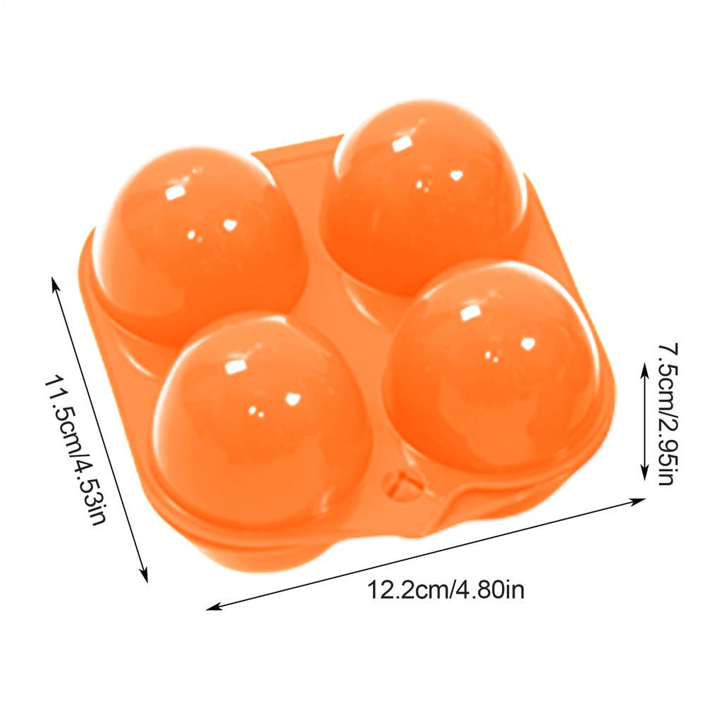 Camping Egg Container Reusable Camping Egg Box Reusable Grid Packaging Food Carrier Keeper For Refrigerator Easter Farm