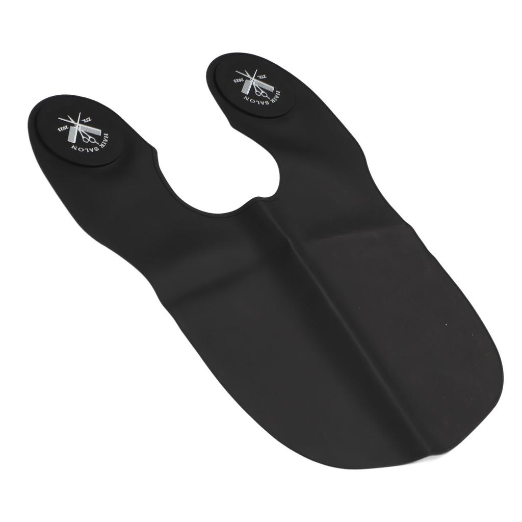 Podložka na stříhání vlasů Černá Vodotěsná Silikonová Velká Velikost Salon Kadeřnictví Stříhací Límec