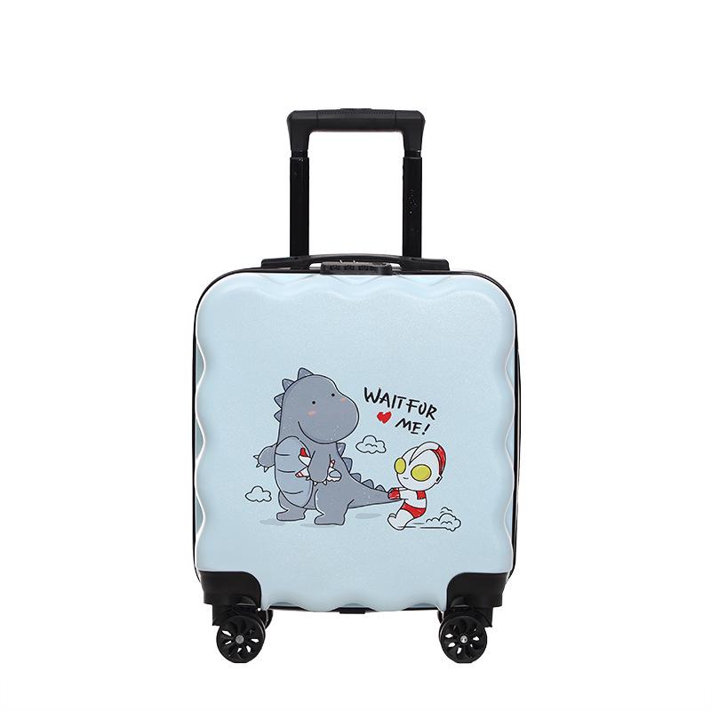 Children's Fashion Cartoon Trolley Case with Universal Wheels & Combination Lock