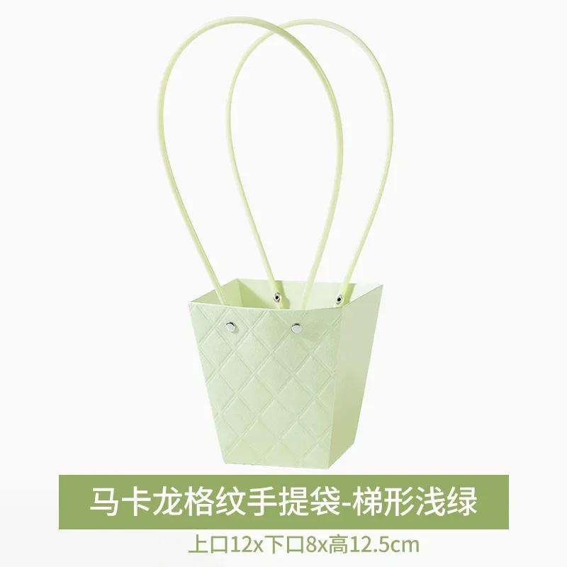 Festa de Casamento Rosa Flor Caixa de Presente Buquês de Flores Embalagem Caixa de Papel Sacola de Transporte Cesta de Armazenamento Dia dos Namorados Aniversário 10 PEÇAS