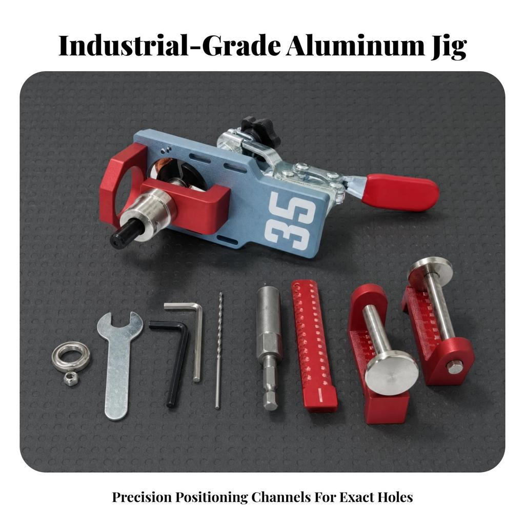 Angled-Hole Drilling Jig Rigid Angle Guide Easy to Use for Woodworkers