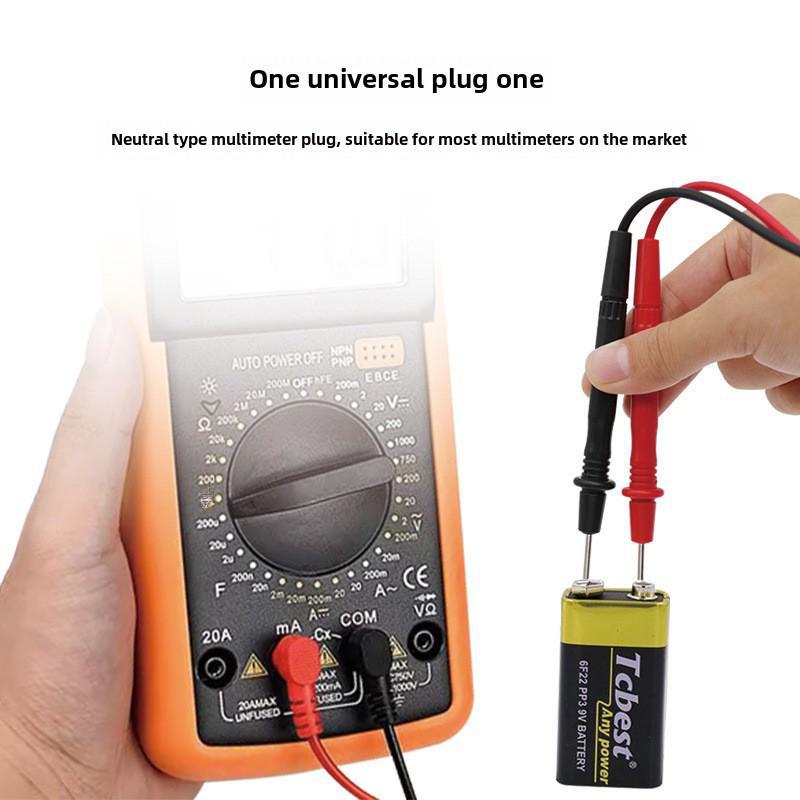 Digitalmultimeter 10A Prüfstift & 1000V Nadelanschlussleitung