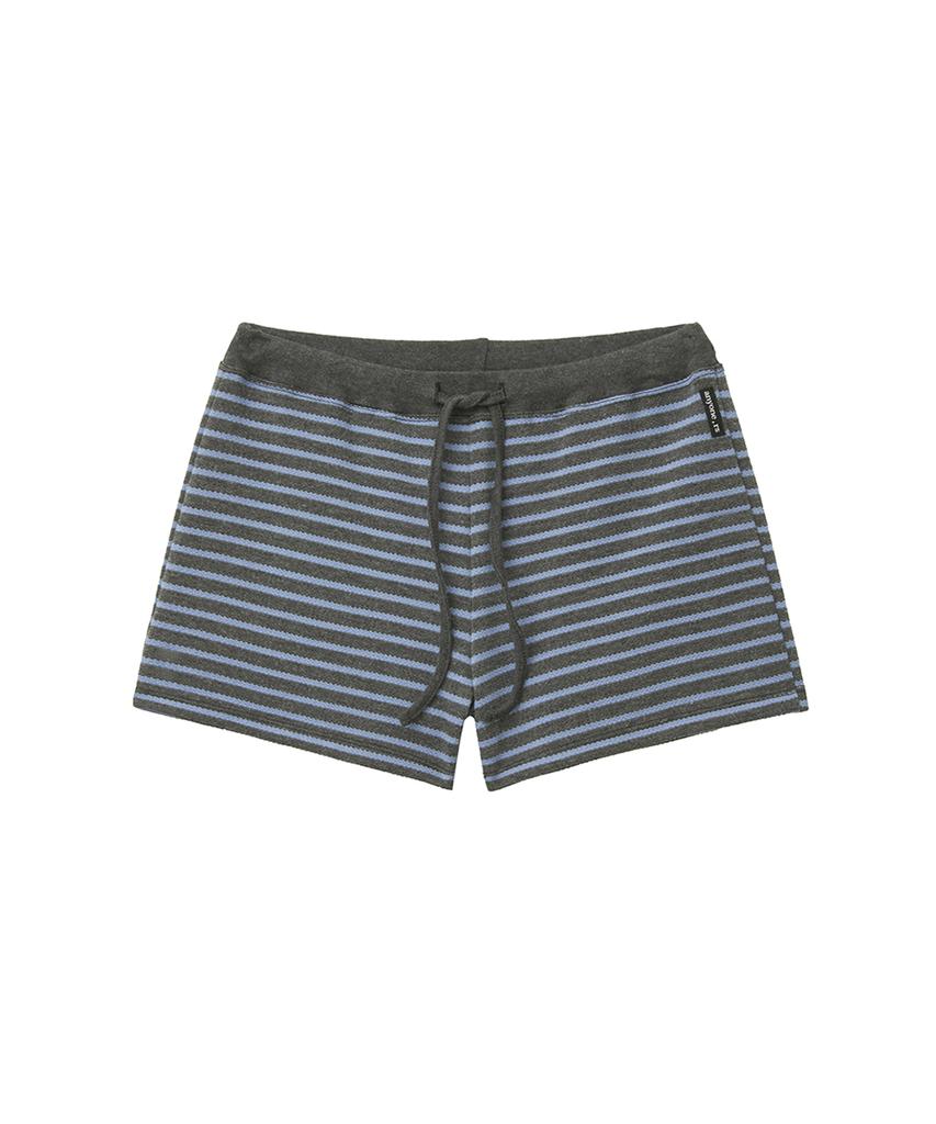Lense Stripe Micro Shorts Charcoal