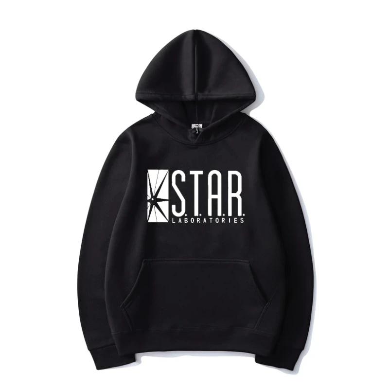 2025 hoodie solid color Star Labs warm pullover fashionable hip-hop street wear men's and women's autumn and winter hoodies