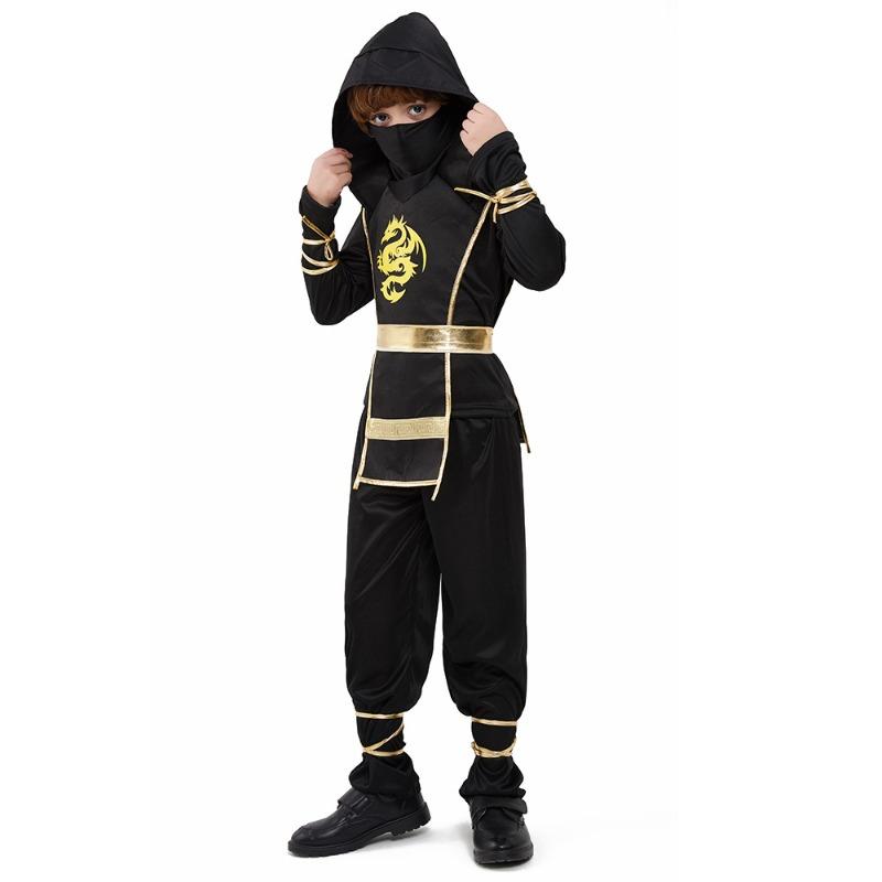 Children's performance Naruto costume New Halloween anime costume, samurai costume Ninja costume