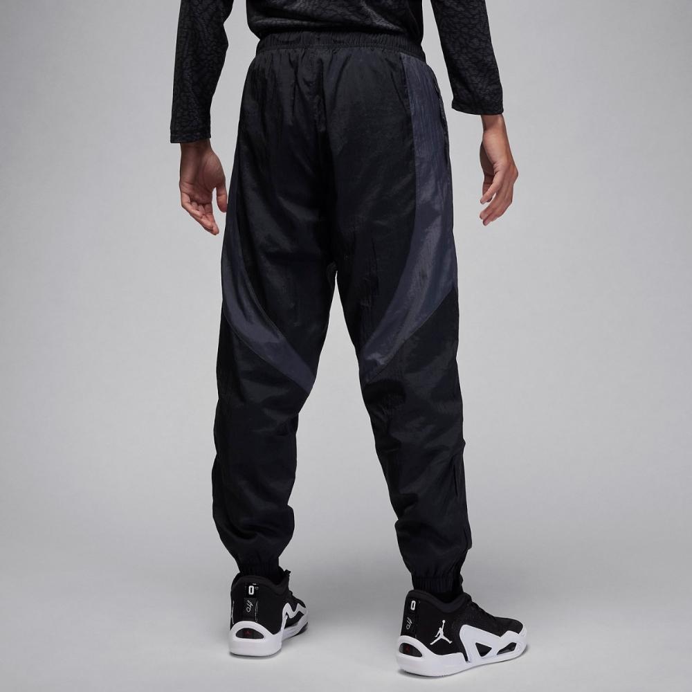 Jordan Pantaloni Sportivi da Uomo in Maglia Tessuta a Vita Media con Coulisse Design Color Block Pantaloni Neri FN5851-010
